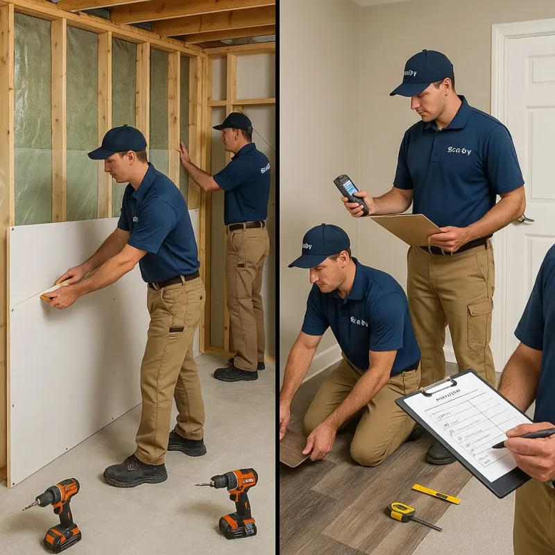 Repairs and Reconstruction process in Erwin, NC